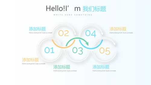 蓝色医疗医药动态PPT模板
