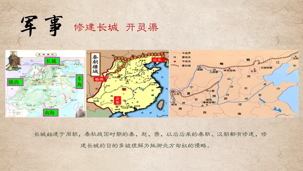 秦国统一六国初中历史课PPT模板