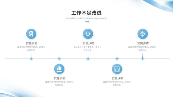蓝色简约渐变风微粒体转正述职报告工作总结工作汇报ppt模板