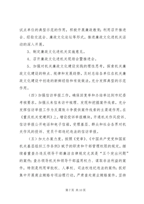 市直机关纪工委上半年工作总结及下半年工作安排.docx
