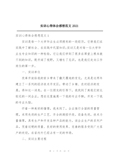 实训心得体会感想范文2021.docx