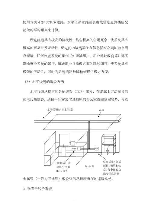 图书实验楼综合布线系统说明书.docx