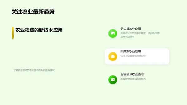 农业技术创新与应用