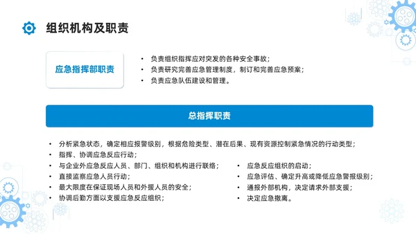 简约蓝色安全生产应急预案培训课件PPT模板