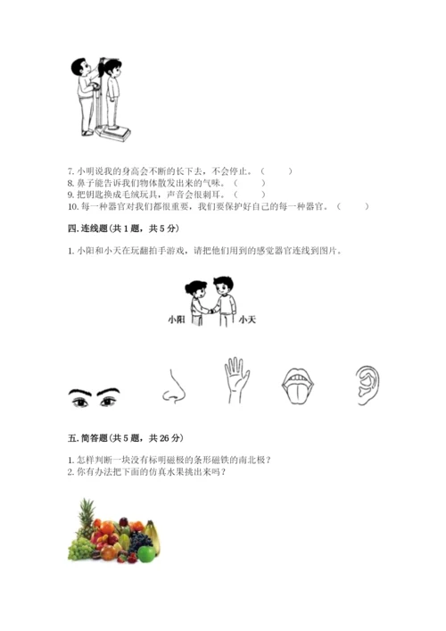 教科版二年级下册科学期末测试卷（巩固）.docx