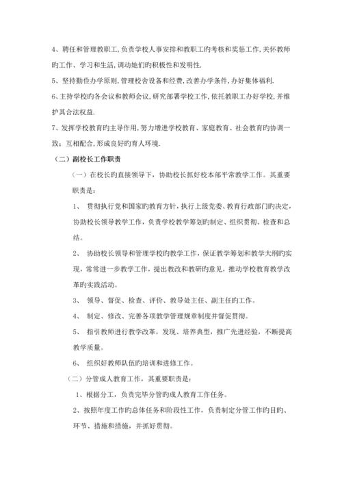 大王中心小学学校管理新版制度.docx