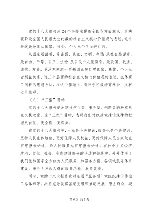 十八大精神学习要点 (3).docx