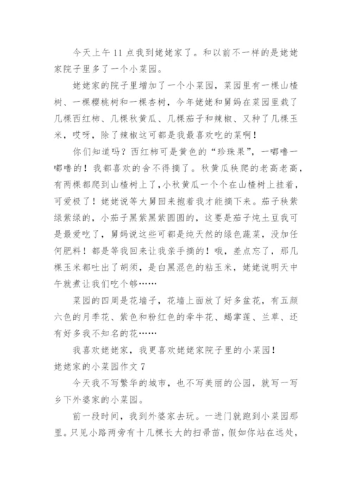 姥姥家的小菜园作文.docx