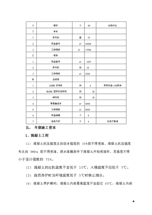 大西铁路客专七标洪洞跨汾河特大桥冬季施工方案