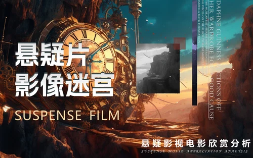 影视欣赏悬疑片悬疑电影通用PPT模板