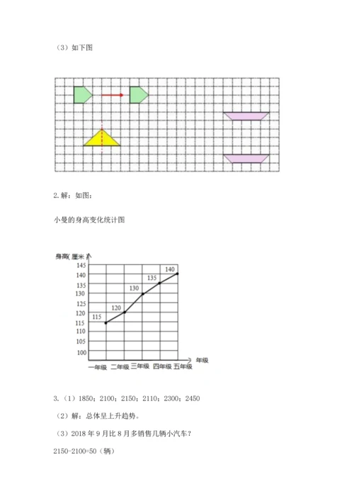 人教版五年级下册数学期末测试卷及答案（精选题）.docx