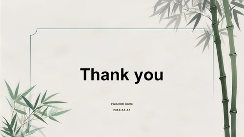 绿色复古风节日庆典PPT主题
