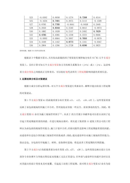 建设工程项目工程延期的影响因素研究.docx