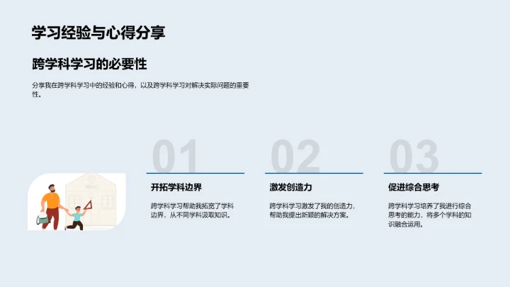 跨学科研究报告PPT模板