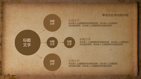 开头视频片头打开卷轴复古ppt动态模板