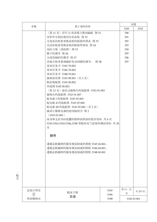 俄罗斯八米滚齿机专项说明书译文.docx