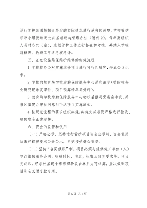 学校公共基础设施管护工作方案.docx