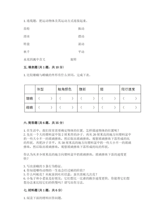 教科版科学三年级下册 期末测试卷附答案.docx