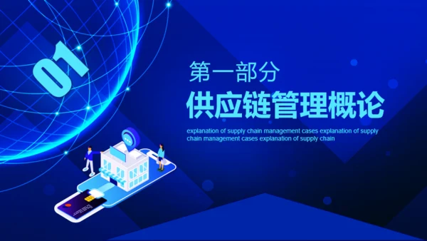 供应链管理案例讲解动态通用PPT模板