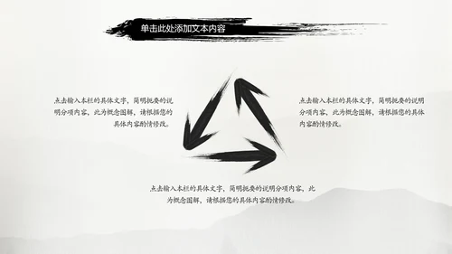 古典中国风水墨太极武术太极拳PPT模板
