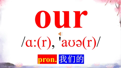 新目标七上Unit 4 Where’s my school bag? 词汇学习课件【 图文+内嵌单词