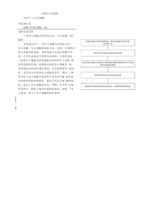 CN110767090A一种显示基板及其制备方法、显示装置