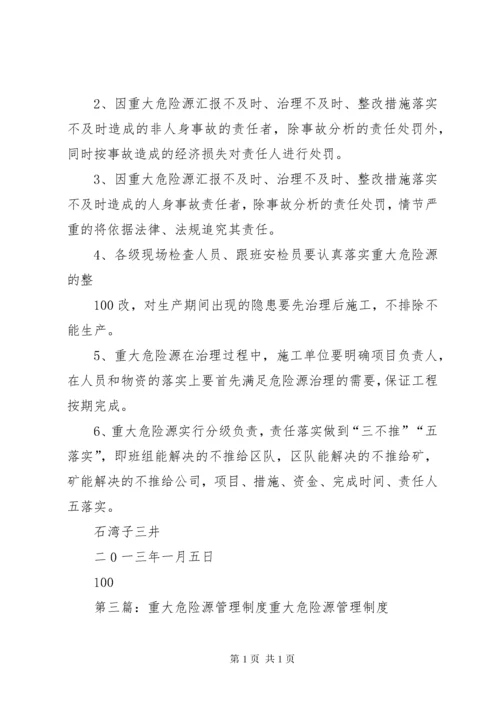 重大危险源管理制度 (7).docx