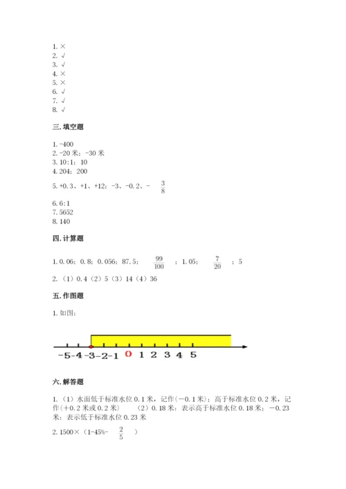 冀教版小升初数学模拟试卷含完整答案（名校卷）.docx