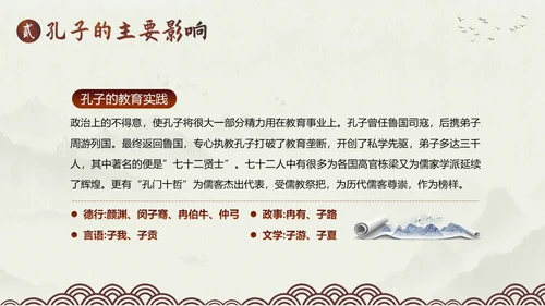 孔子诞辰孔子人物生平介绍PPT课件人物介绍