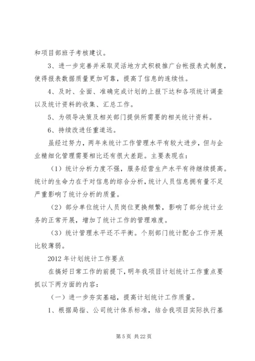 统计、资金计划工作总结.docx