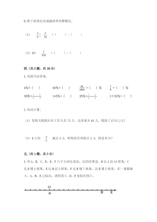 苏教版数学六年级下册试题期末模拟检测卷精品（典型题）.docx