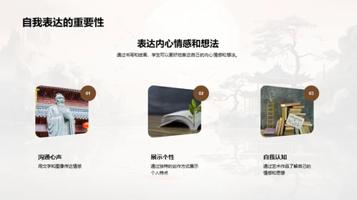 书画并茂的艺术创作