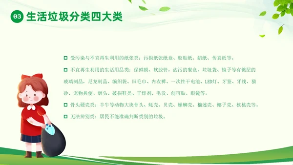 垃圾分类知识社区宣讲PPT课件