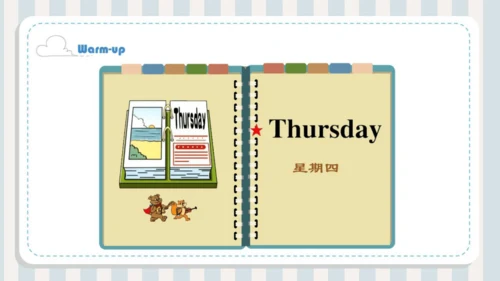人教新起点小学英语二年级下册 Unit6 My Week Story Time