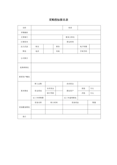 249 采购投标报名表-1页.docx