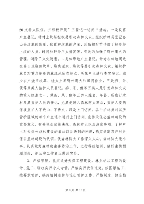 乡镇年度林业站农林工作总结.docx