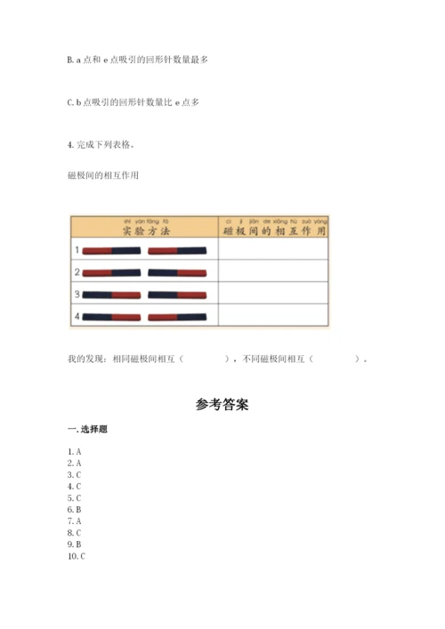教科版二年级下册科学知识点期末测试卷精品（考试直接用）.docx