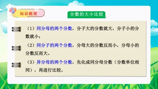 第四单元：分数的意义和性质单元复习课件(共45张PPT)人教版五年级数学下册