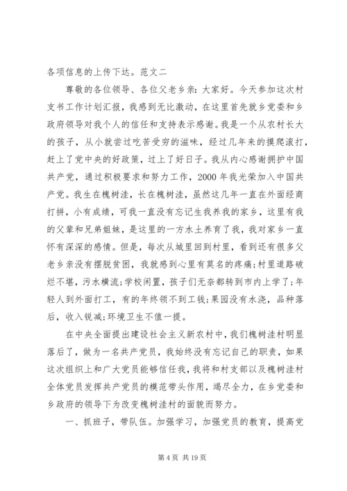 村支书工作计划 (2).docx