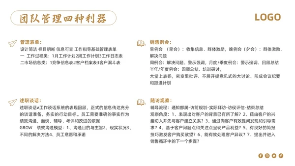 棕色简约销售管理培训PPT模板宣传PPT动态PPT