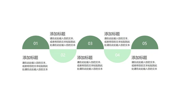 小清新简约花卉总结汇报PPT模板