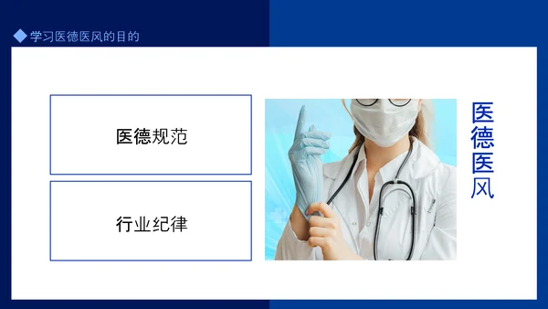 医务人员职业道德医德医风培训动态PPT模板