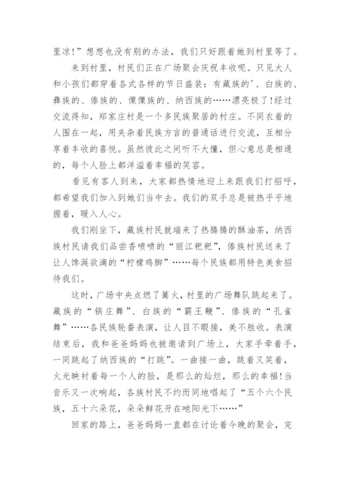 《石榴籽一家亲》主题征文.docx