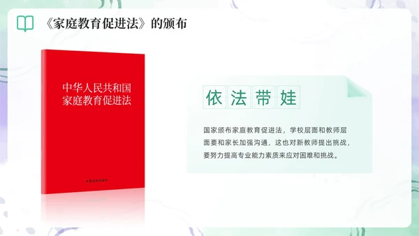 绿色水彩简约新教师成长工作总结新教师培训