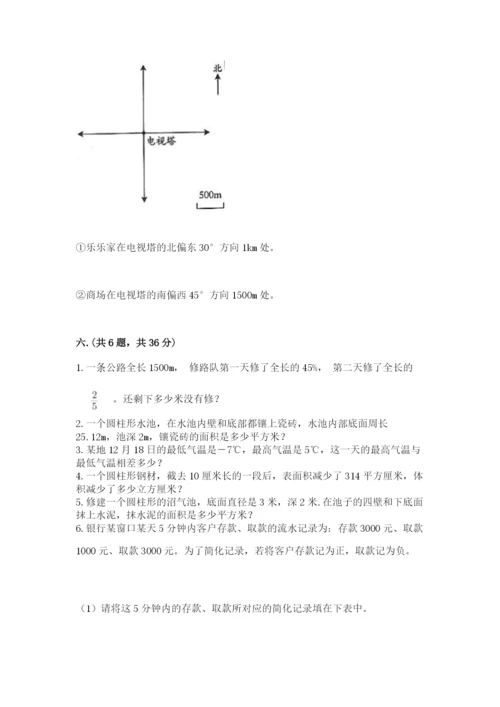 浙江省宁波市小升初数学试卷（综合卷）.docx