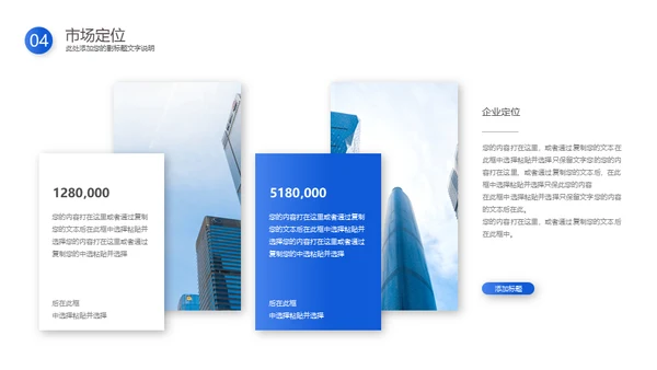 蓝色动态企业商业计划书通用PPT模板