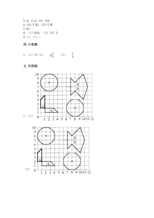 小学数学六年级上册期末测试卷附参考答案【精练】.docx