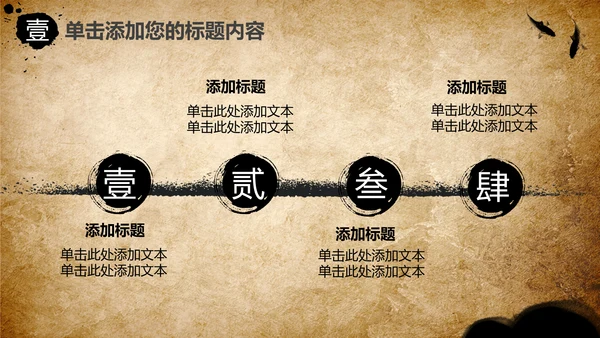 中国风中医养生保健中草药PPT模板