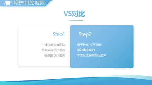 蓝色简约牙科宣传介绍工作总结汇报动态PPT