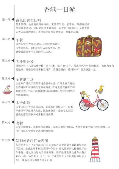 创意旅游攻略日记手帐
